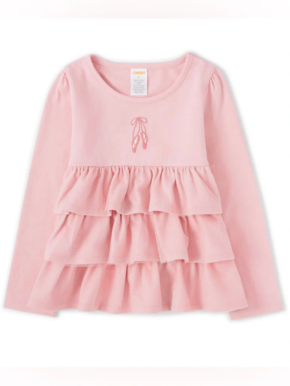 New Gymboree Girls 6 Peplum Top & Ponte Jeggings Pants Set Embroidered Pink Blue